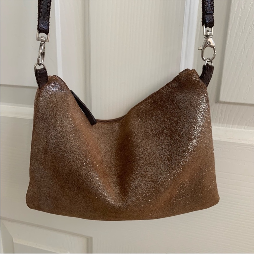 C-OUI Glitter Leather Pouch